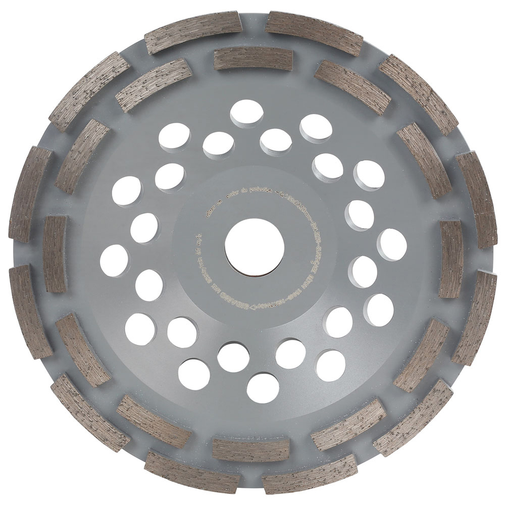 Assiette à poncer diamant STAR CUP DC pour surfaçage béton sec ou à eau SIDAMO - 11131007