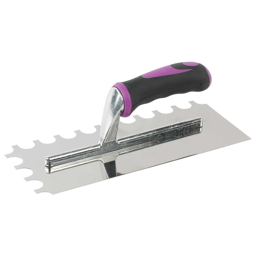 PLATOIR A COLLE INOX 280 X 115 DENTURE DEMI-LUNE 20x15MM SIDAMO - 11200165