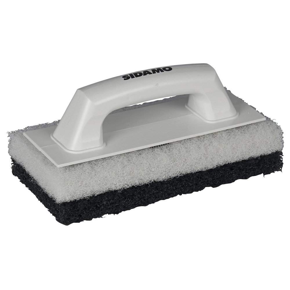 Platoirs et tampons abrasifs pour décapage et nettoyage carrelage 250x120 mm SIDAMO - 11200192