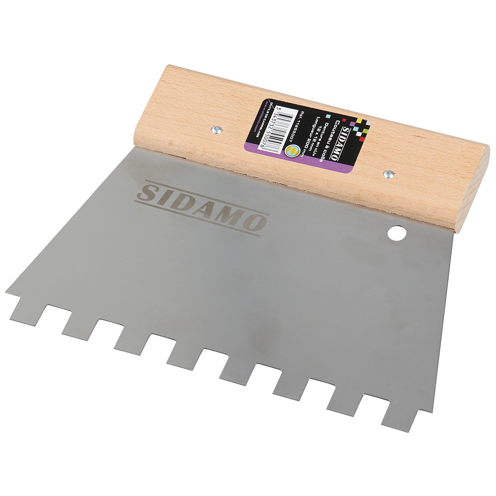 COUTEAU A COLLE 200MM DENTURE ''U'' 12 x 12 MM SIDAMO - 11255007