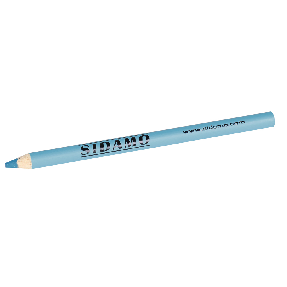 Crayon gras bleu pour tracer sur carrelage, céramique et verre SIDAMO - 11255008