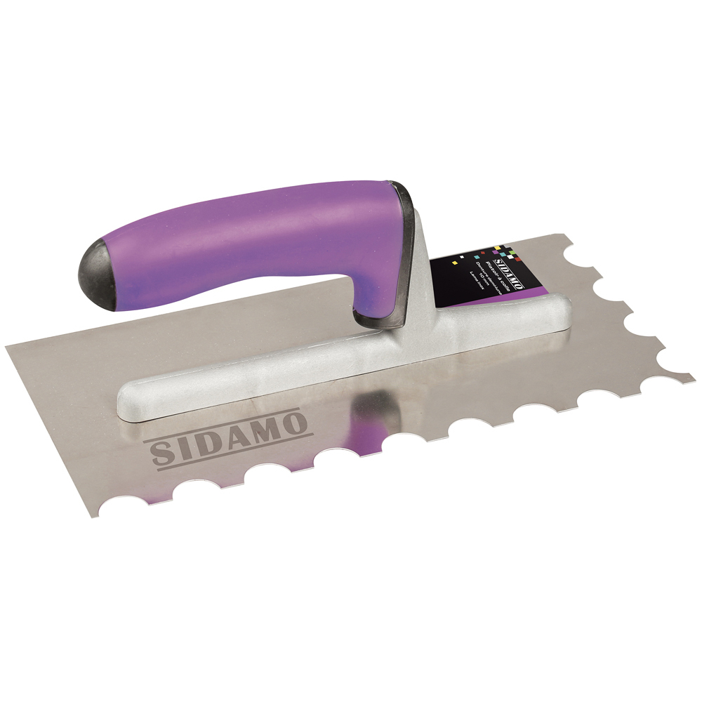 PLATOIR A COLLE INOX 270 X 130 DENTURE DEMI-LUNE R10 MM SIDAMO - 11255017