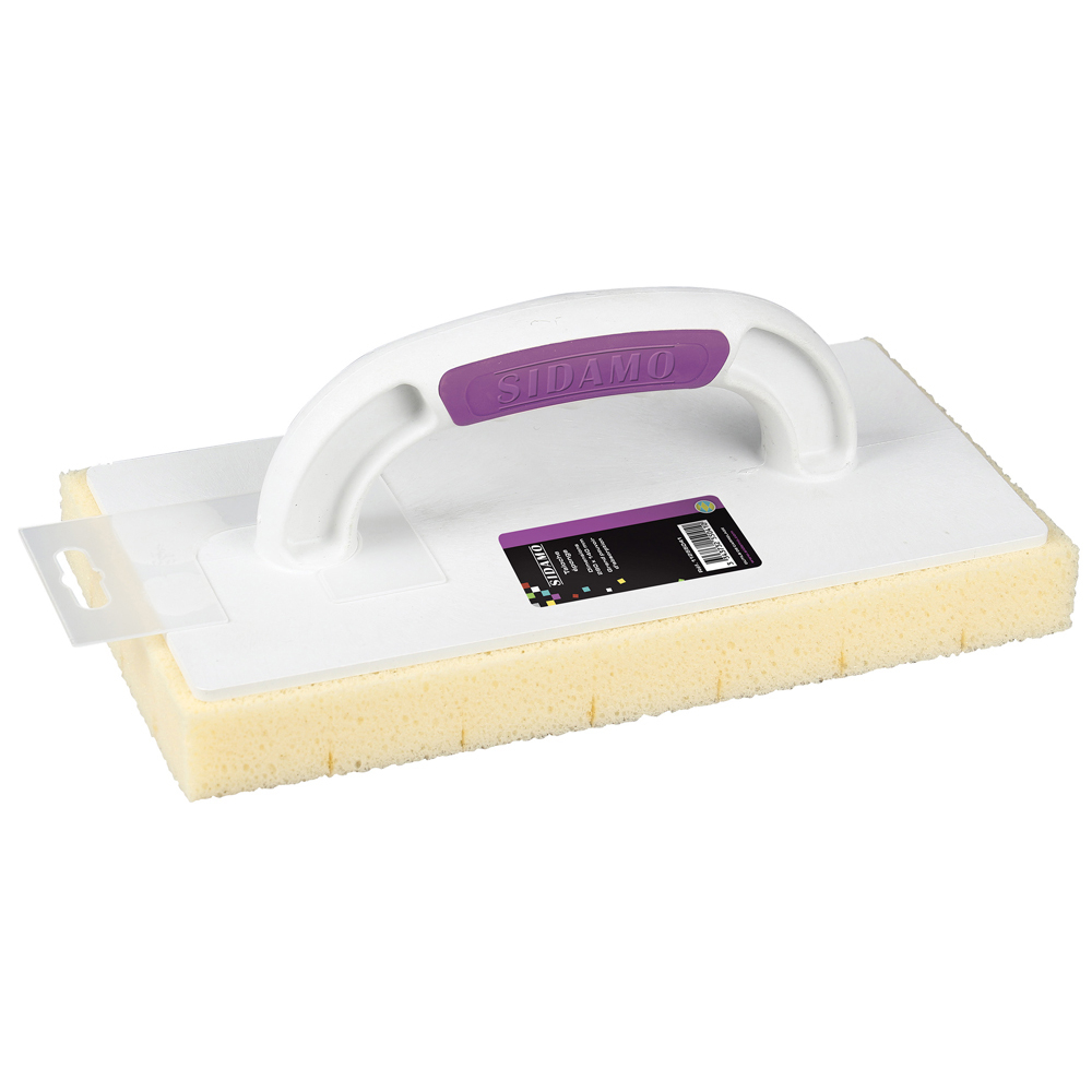 Taloche éponge 280 x 140 mm pour lissage des joints et nettoyage des carrelages SIDAMO - 11255040