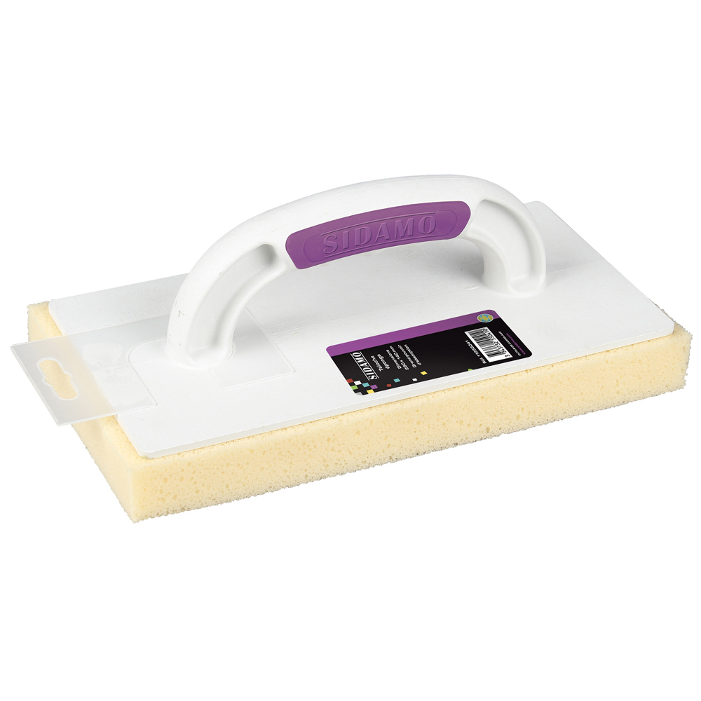 Taloche éponge 280 x 140 mm pour lissage des joints et nettoyage carrelages SIDAMO - 11255041