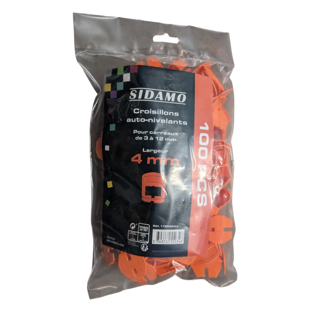 Croisillons auto-nivelants L Lot de 100 SIDAMO - 11255234