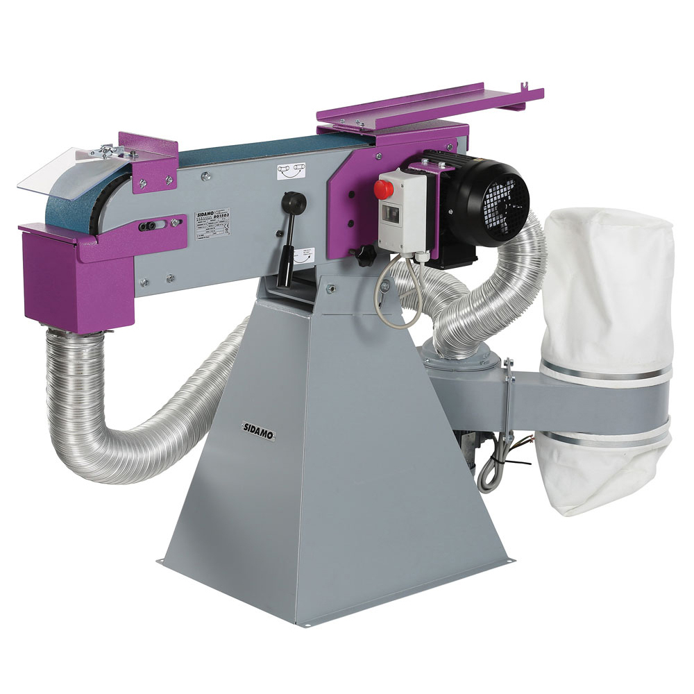 Ponceuse à bande BG 1503 ASP pour ponçage de métaux, bois et plastique SIDAMO - 20105044