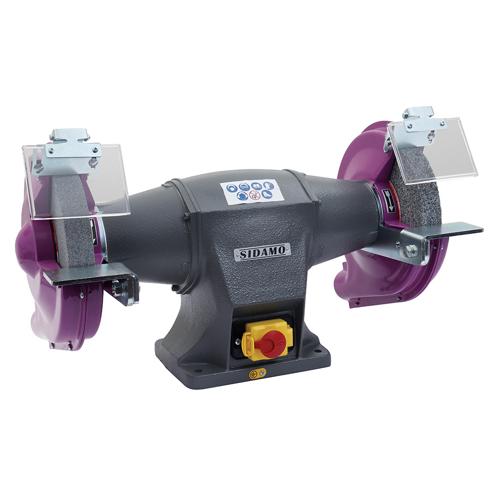 Touret à meuler ULTRA 250 TMT pour meulage à sec de métaux ferreux SIDAMO - 20113120