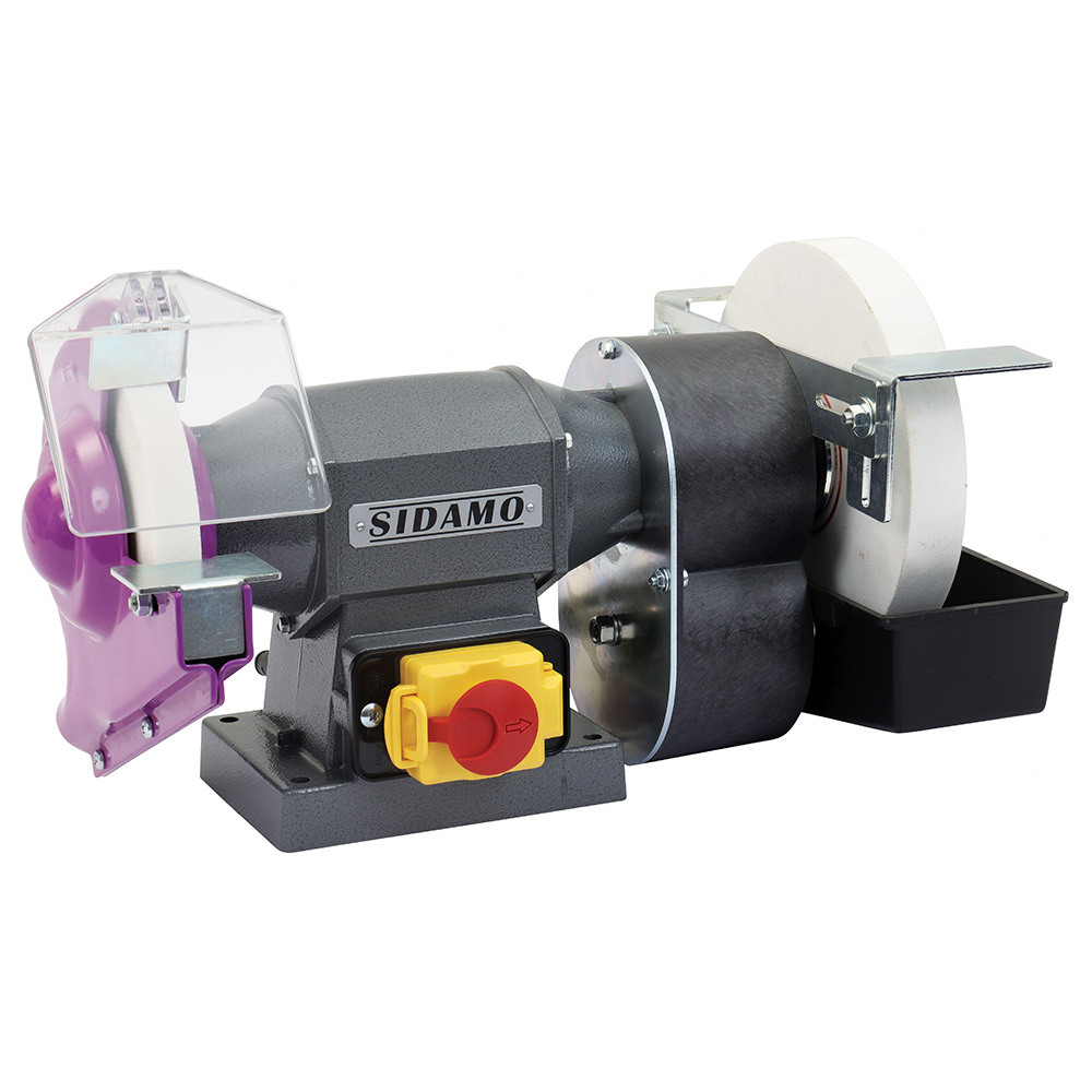 Touret meule PRO 200 TME pour meulage à sec et à eau de métaux ferreux SIDAMO - 20113131