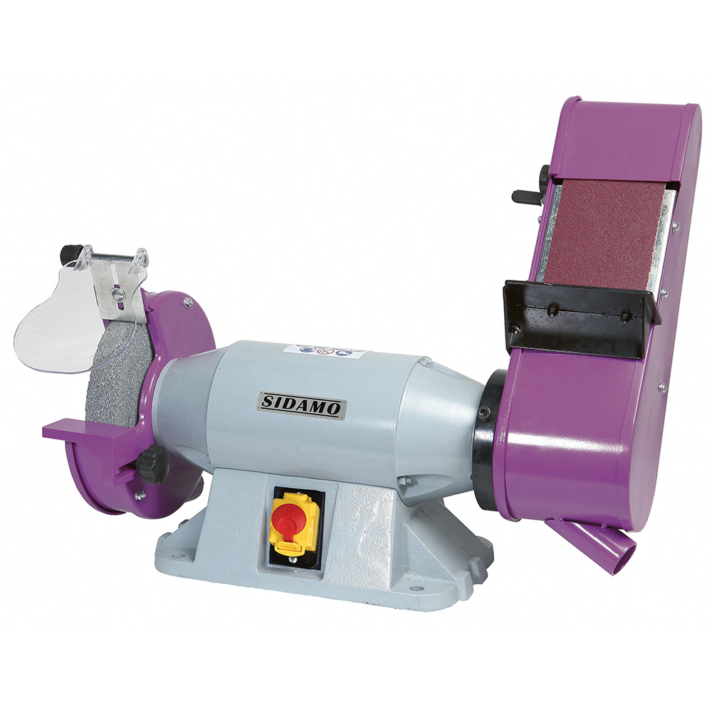 Touret meule EXPERT 200 TMB - Meulage à sec et ponçage à bande de métaux ferreux SIDAMO - 20113607