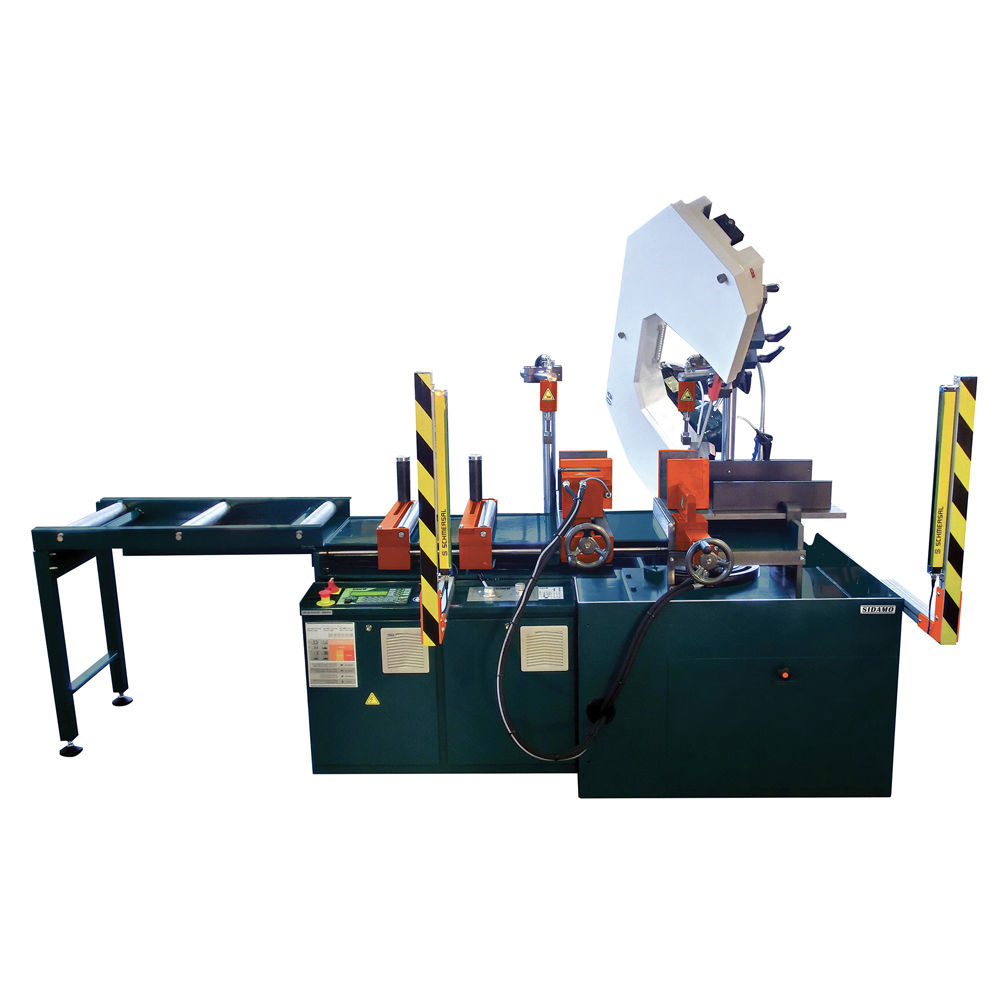 Scie à ruban automatique SR 450 BAV pour sciage sous lubrification d'acier, inox et aluminium SIDAMO - 20114039