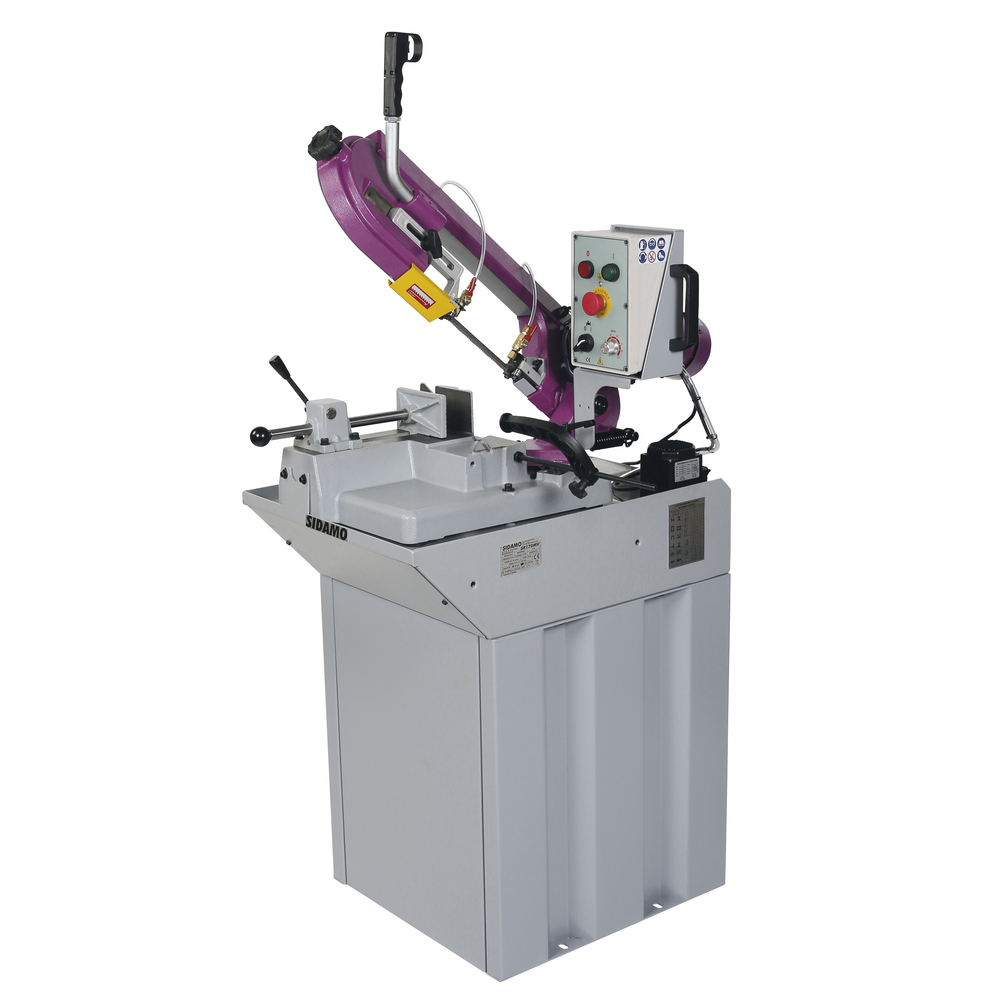 Scie à ruban manuelle SR 170 MV pour sciage sous lubrification acier, inox et aluminium SIDAMO - 20114099
