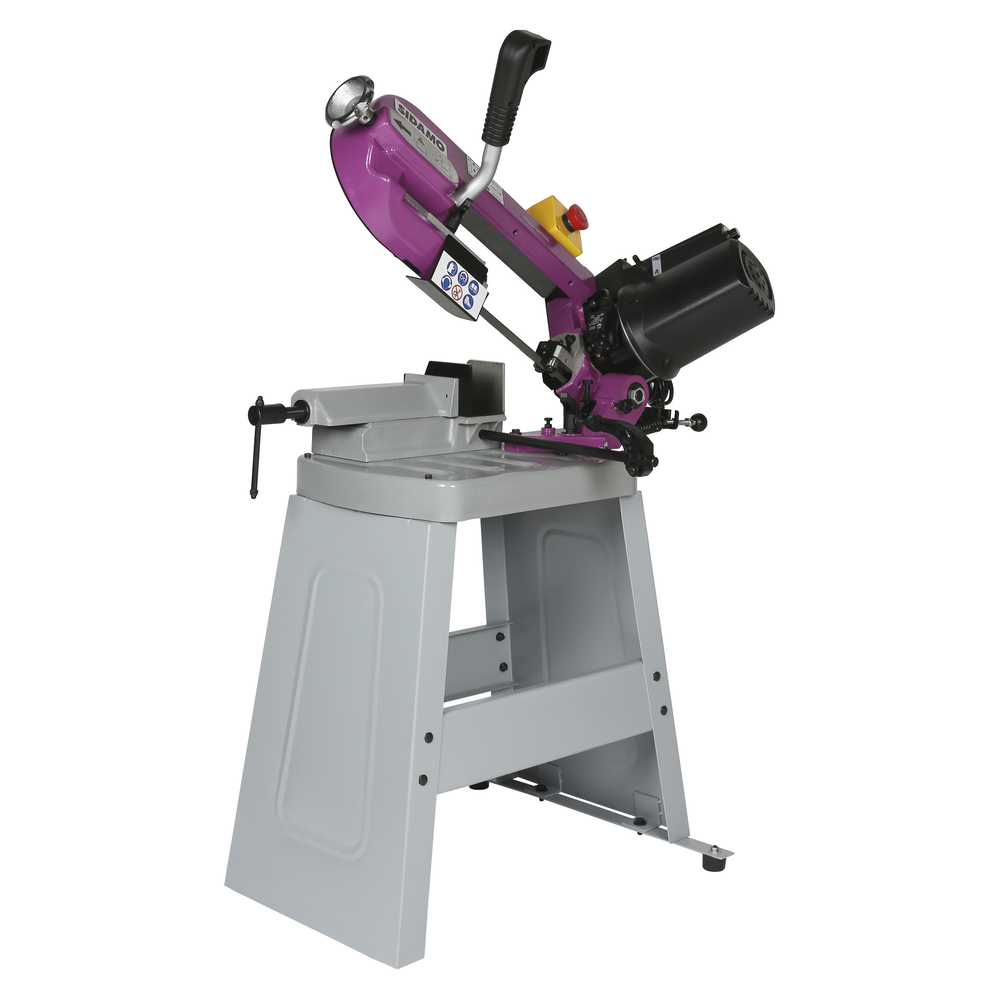 Scie à ruban manuelle SR 125 MV pour sciage à sec d'acier, inox et aluminium SIDAMO - 20114101