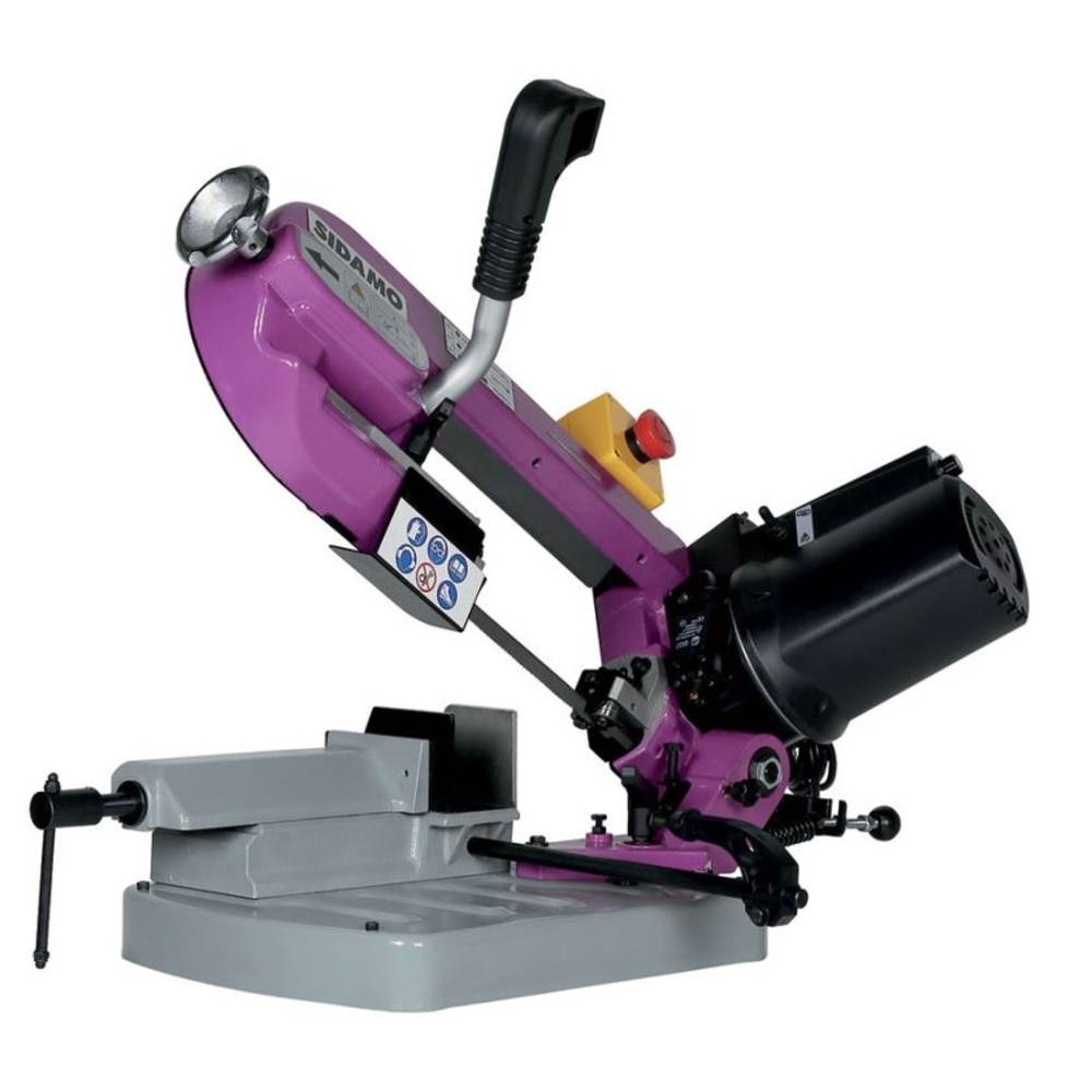 Scie à ruban manuelle SR 125 MV pour sciage à sec d'acier, inox et aluminium SIDAMO - 20114105