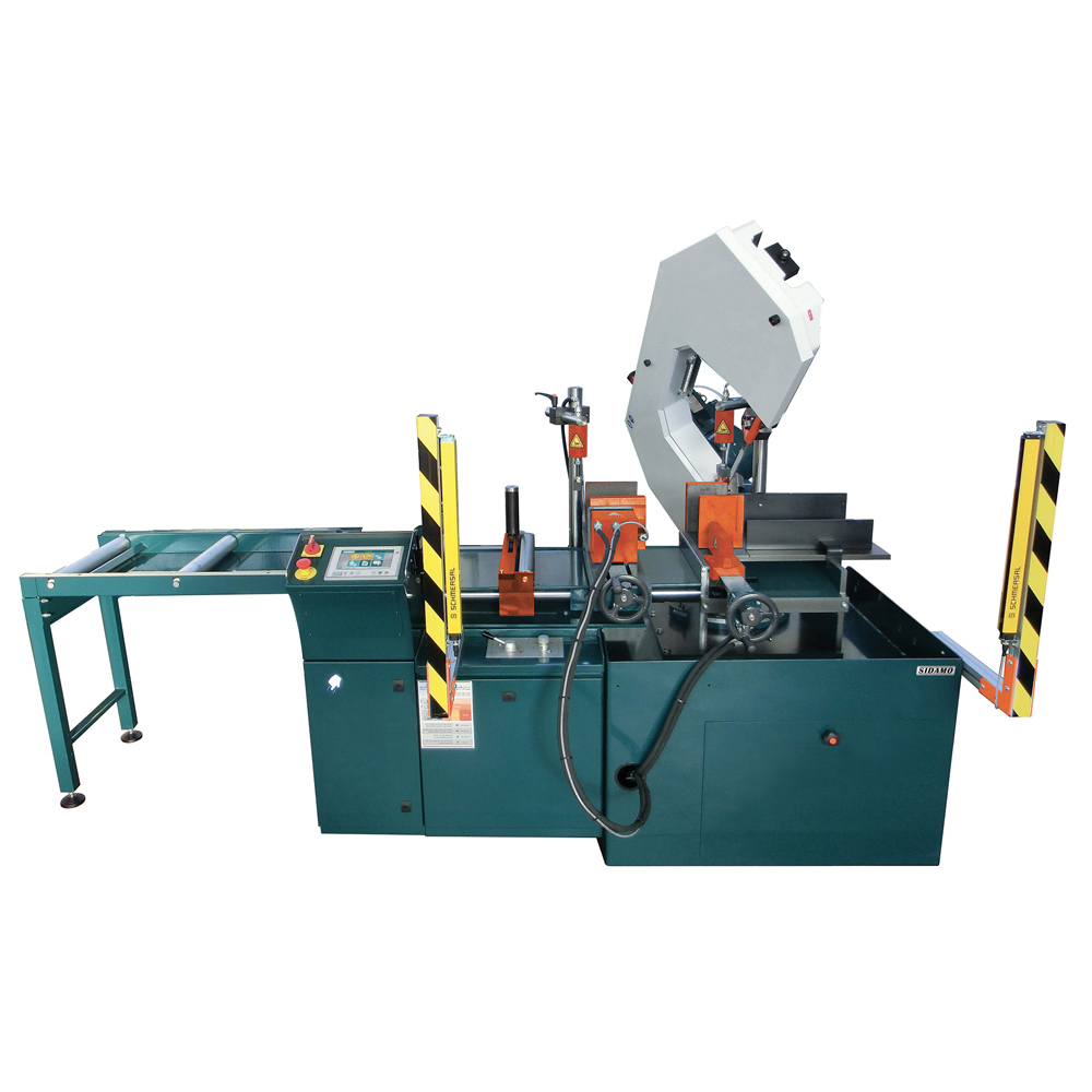 Scie à ruban automatique SR 450 BAV CONNECT pour sciage sous lubrification d'acier, inox et aluminium SIDAMO - 20114119