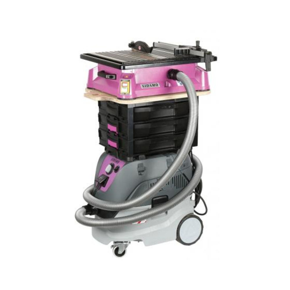 COMBINE DIAMINIPRO SIDAMO 180 - XC 30 L SCIE DE CARRELAGE + ASPIRATEUR - 20116069