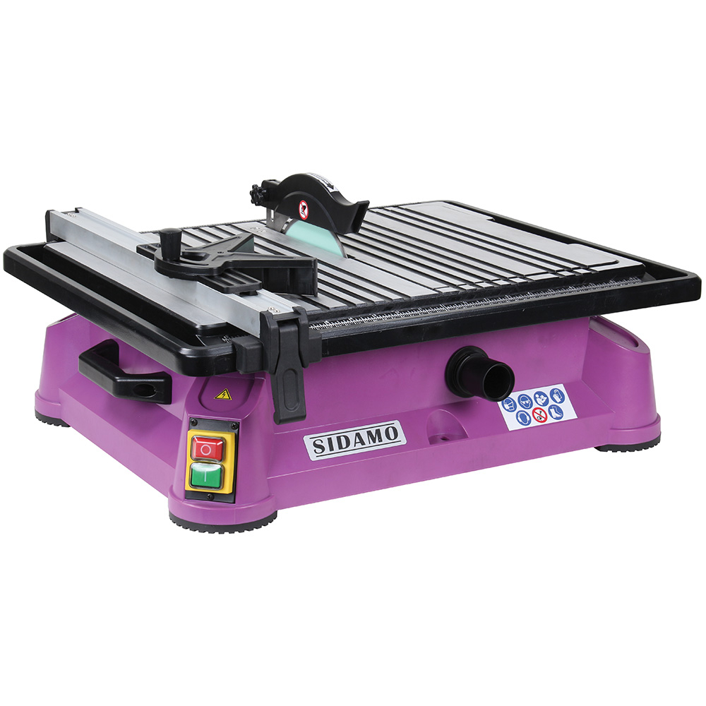 Scie de carrelage DIAMINIPRO 180 A SEC : découpe électrique 2 en 1, utilisation à sec ou à eau SIDAMO - 20116071