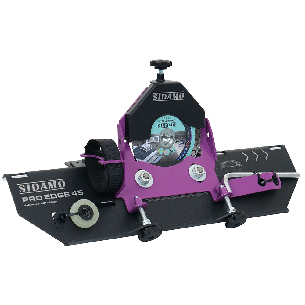 Scie de carrelage PRO EDGE 45 pour coupe à 45° à sec ou à eau SIDAMO - 20116399