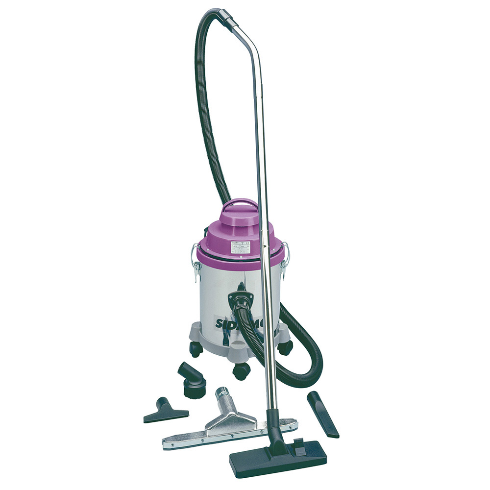 Aspirateur eau et poussières JET 15 cuve inox aspiration d'eau et poussières SIDAMO - 20402004