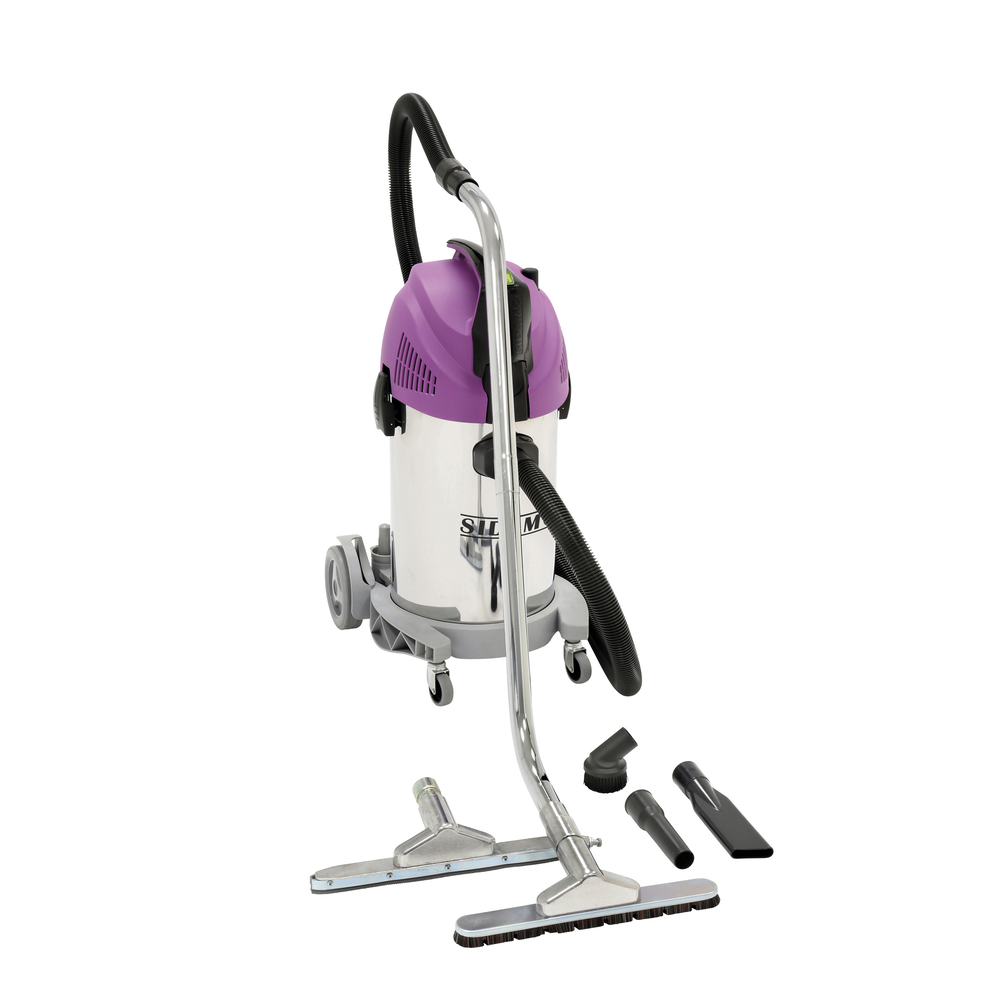 Aspirateur eau et poussières cuve inox JET 30 i aspiration d'eau et poussières SIDAMO - 20402041