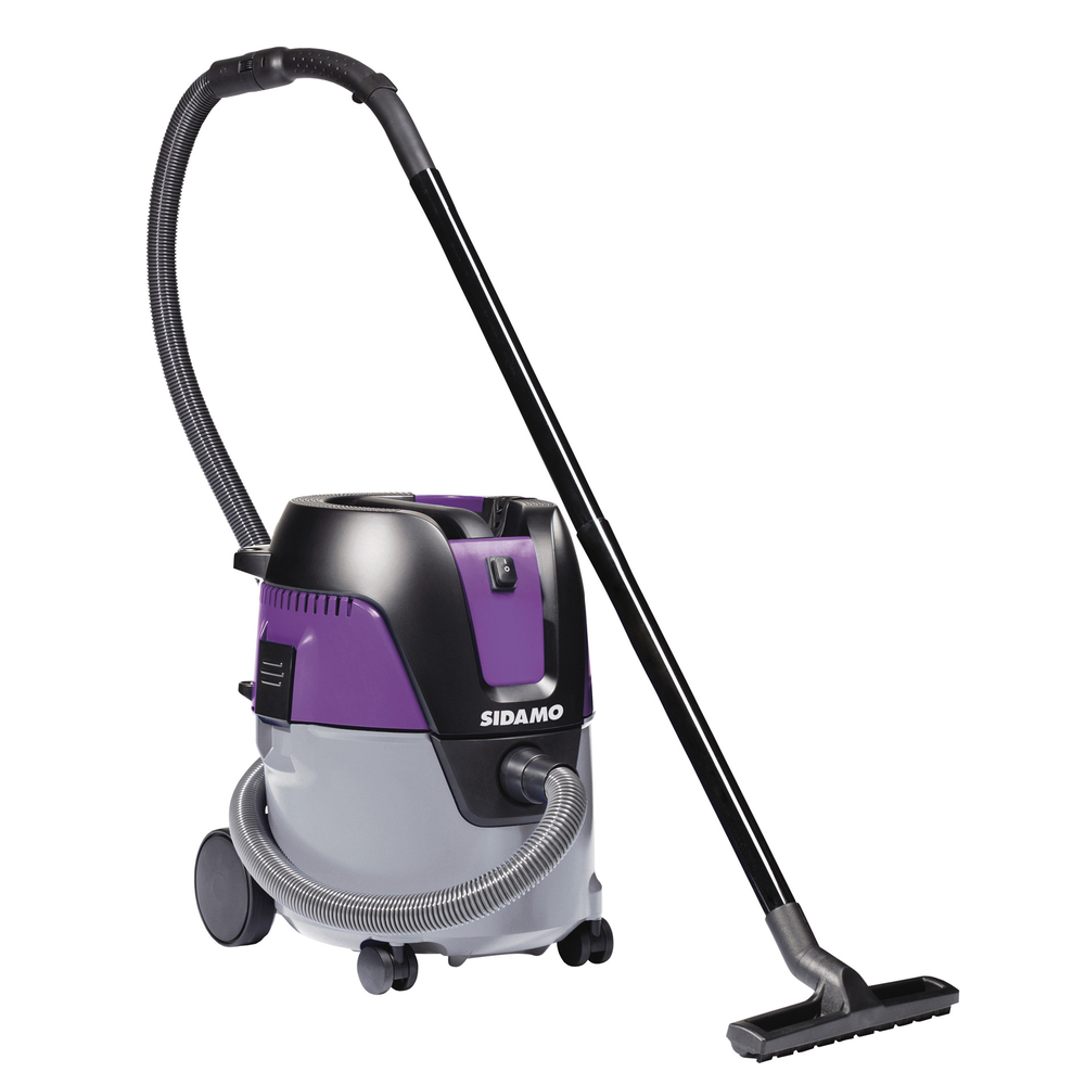 Aspirateur cuve polyéthylène DCP 25 pour aspiration eau et poussières SIDAMO - 20405020