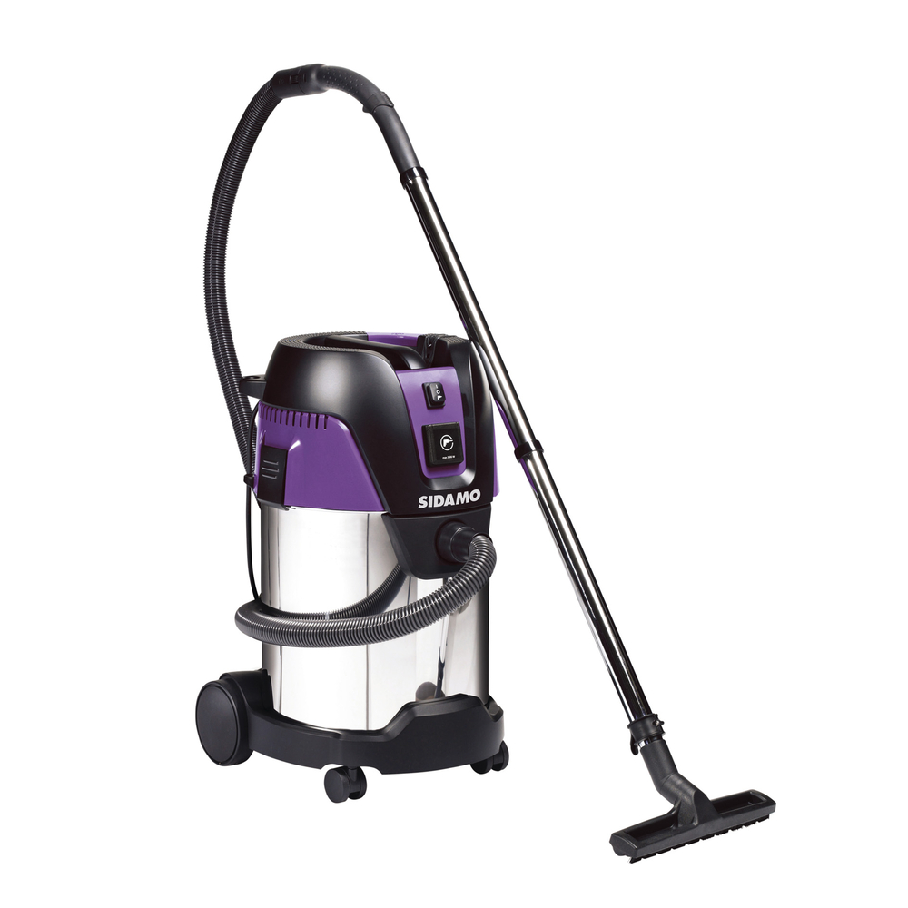 Aspirateur eau et poussières DCI 35 S cuve inox aspiration d'eau et poussières SIDAMO - 20405022