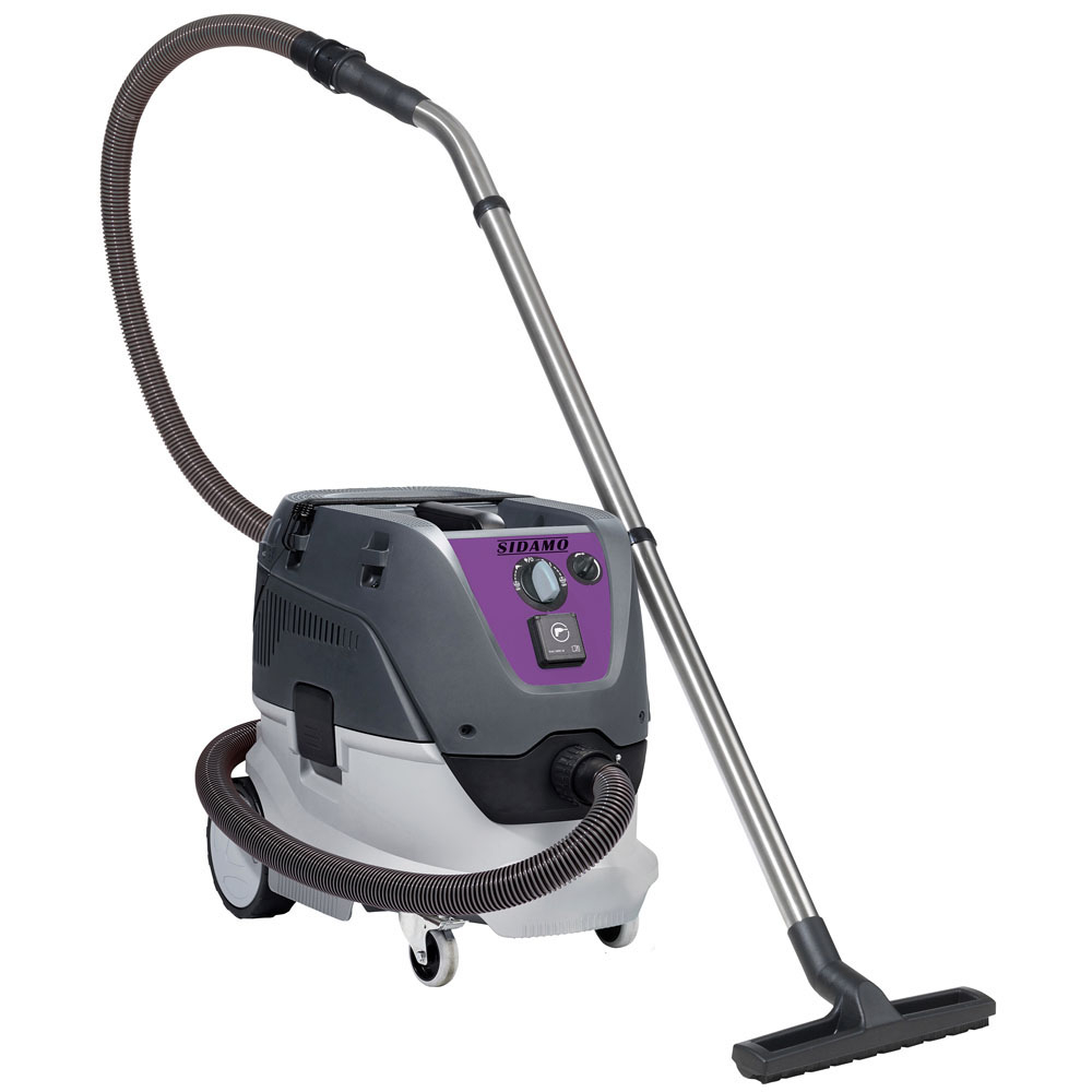 Aspirateur eau et poussières cuve polypropylène XC 30 L Aspiration d'eau, poussières et poussières de bois SIDAMO - 20405030