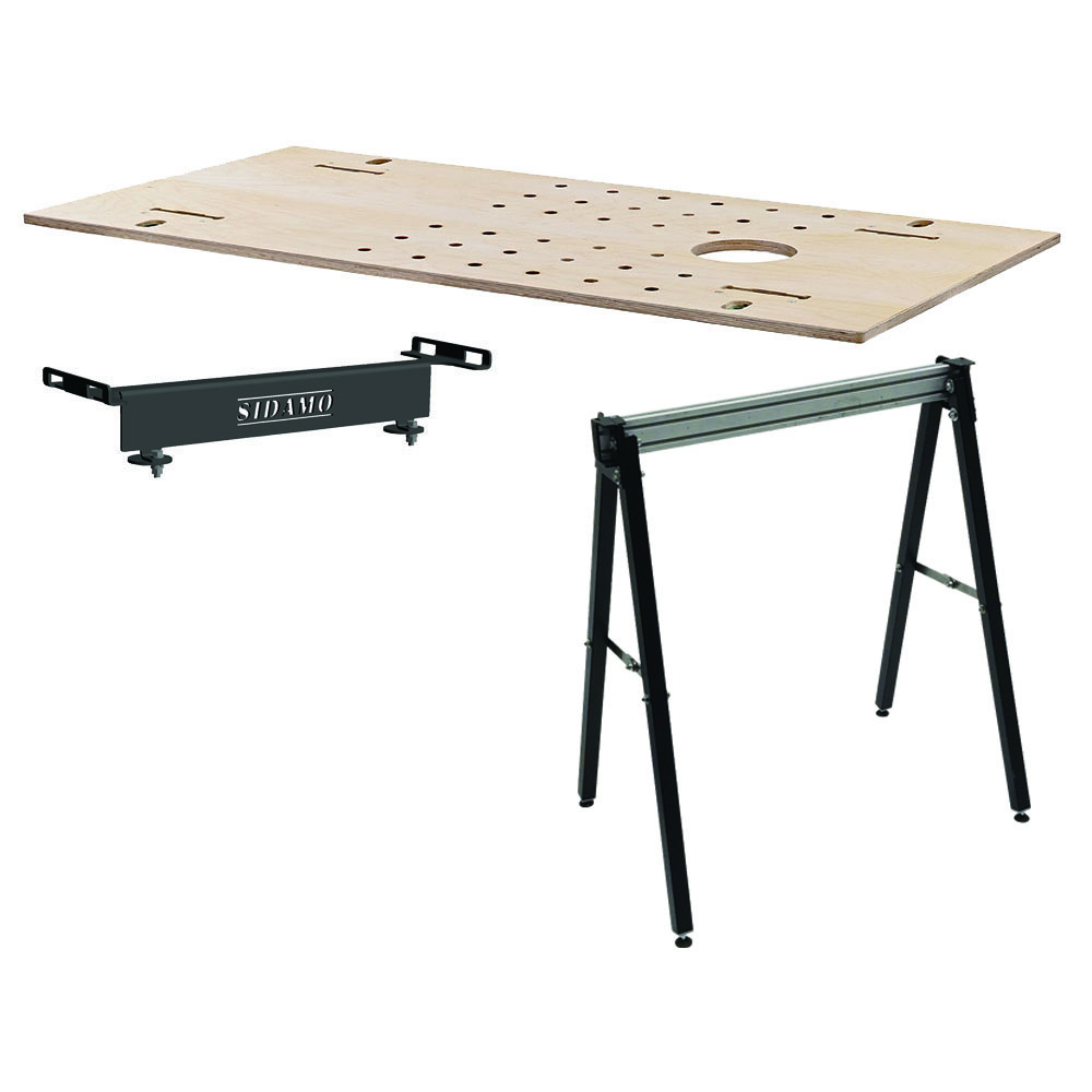 Table de travail 1400 T+I station ergonomique pour coupe, perçage et manipulation de carrelage et matériaux SIDAMO - 20498555