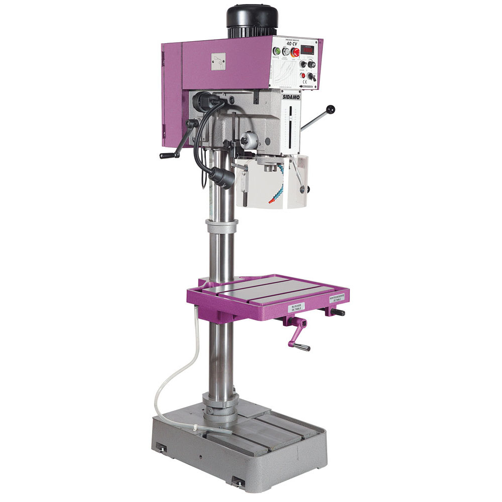 Perceuse taraudeuse 40 CV pour perçage et taraudage sous lubrification des métaux, plastiques et bois SIDAMO - 20502023