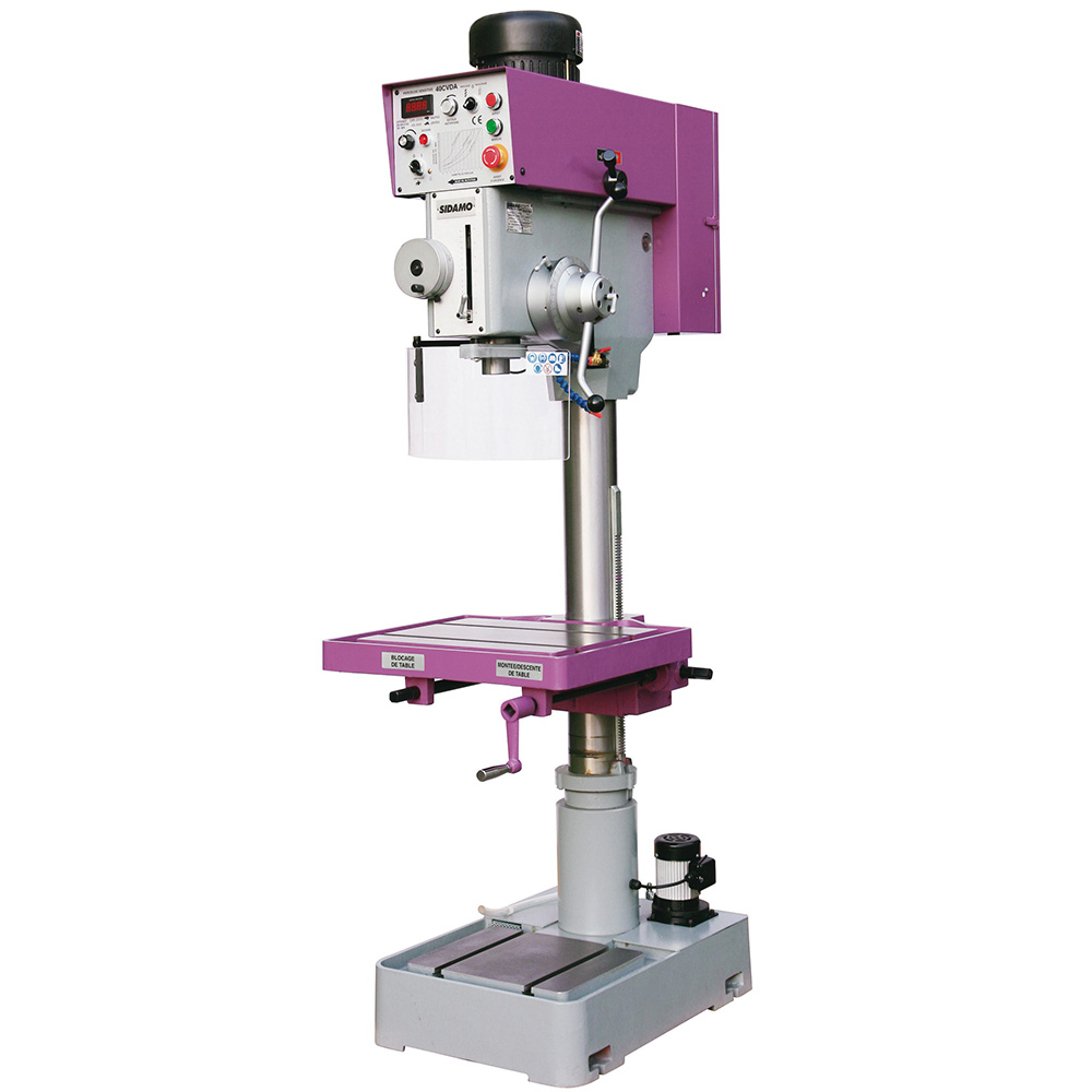 Perceuse taraudeuse 40 CV DA pour perçage et taraudage de métaux, plastiques et bois sous lubrification SIDAMO - 20502032