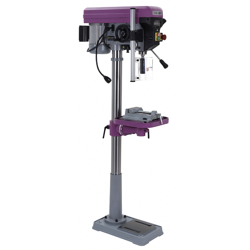 Perceuse sur colonne EXPERT 22 PCV Mono pour perçage à sec des métaux, plastiques et bois SIDAMO - 20502078