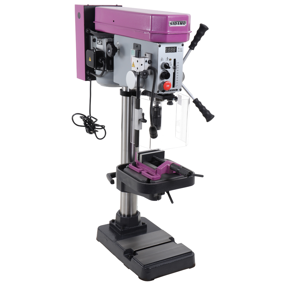 PERCEUSE TARAUDEUSE D'ETABLI PRO 22 PEVT + ETAU DE PERCAGE PRO BSF 120 SIDAMO - 20502085