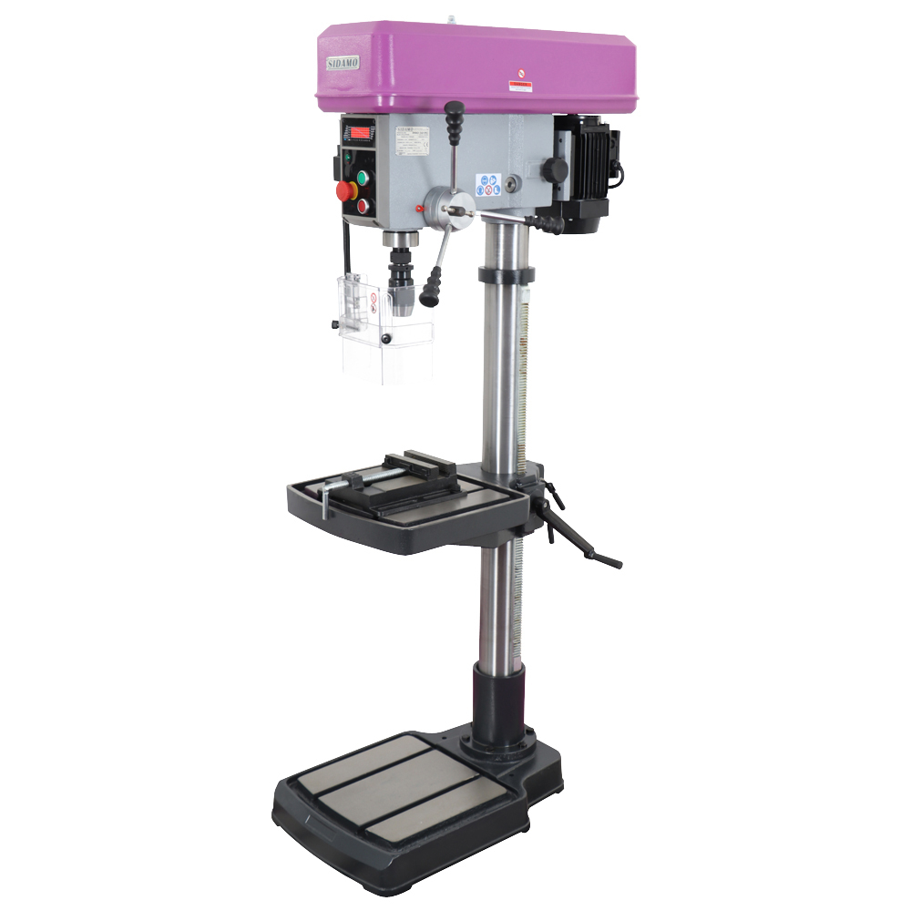 Perceuse sur colonne PRO 40 PC pour perçage des métaux, plastiques et bois SIDAMO - 20502090