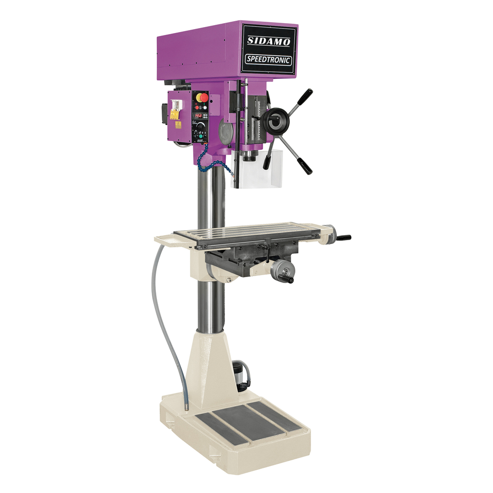 Perceuse fraiseuse taraudeuse SPC 40 TC VEL DL T pour perçage sous lubrification métal, plastique et bois SIDAMO - 20601147