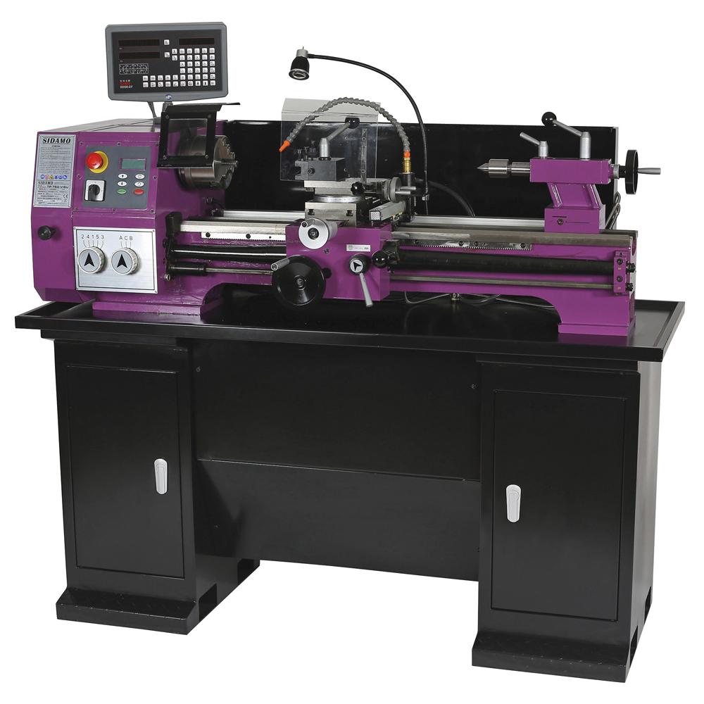 Tour à métaux TP 700 VISU pour usinage lubrifié des matériaux ferreux et non ferreux SIDAMO - 21300024