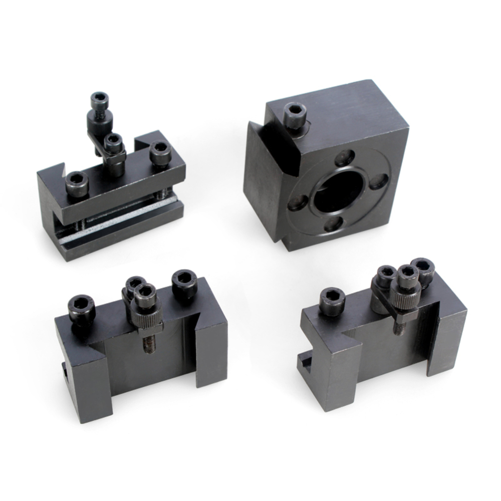 Tourelle à changement rapide avec 3 porte-outils pour accessoire de tours à métaux SIDAMO - 21398129