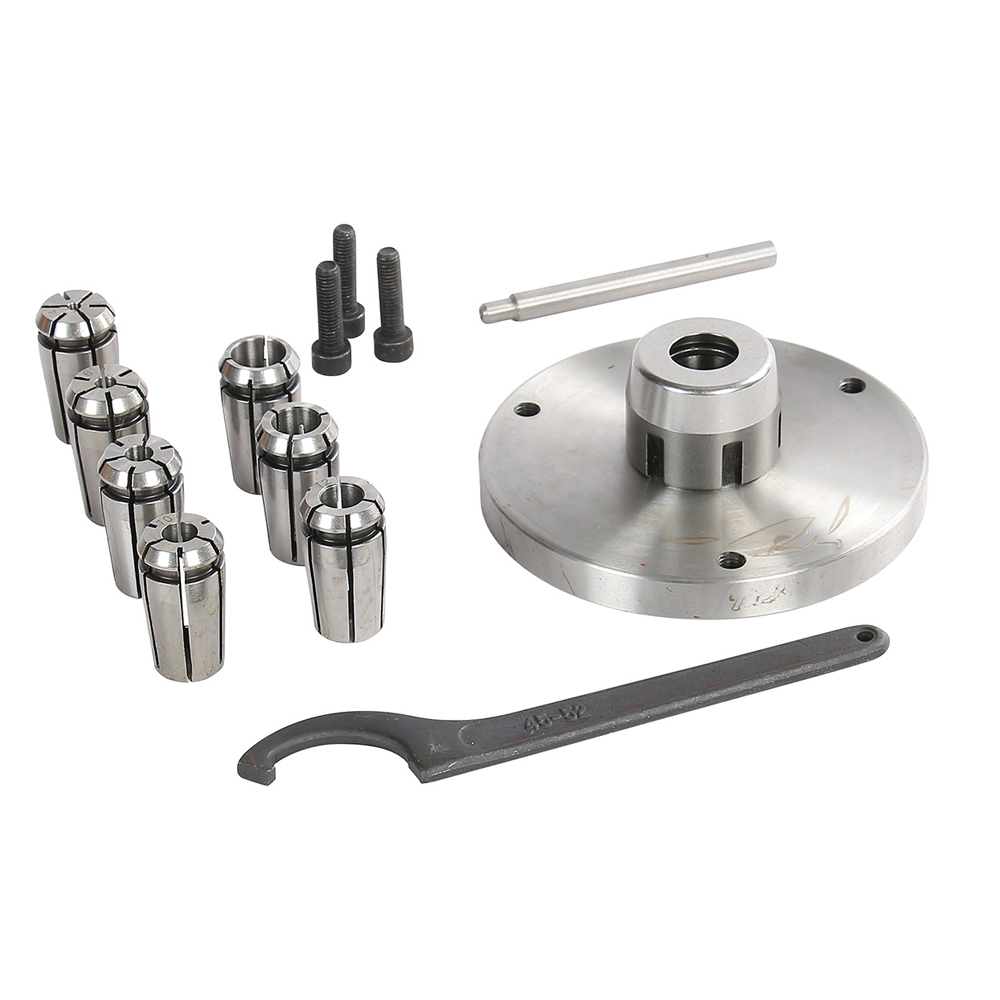 Plateau porte pinces avec 7 pinces pour accessoire de tours à métaux SIDAMO - 21398132