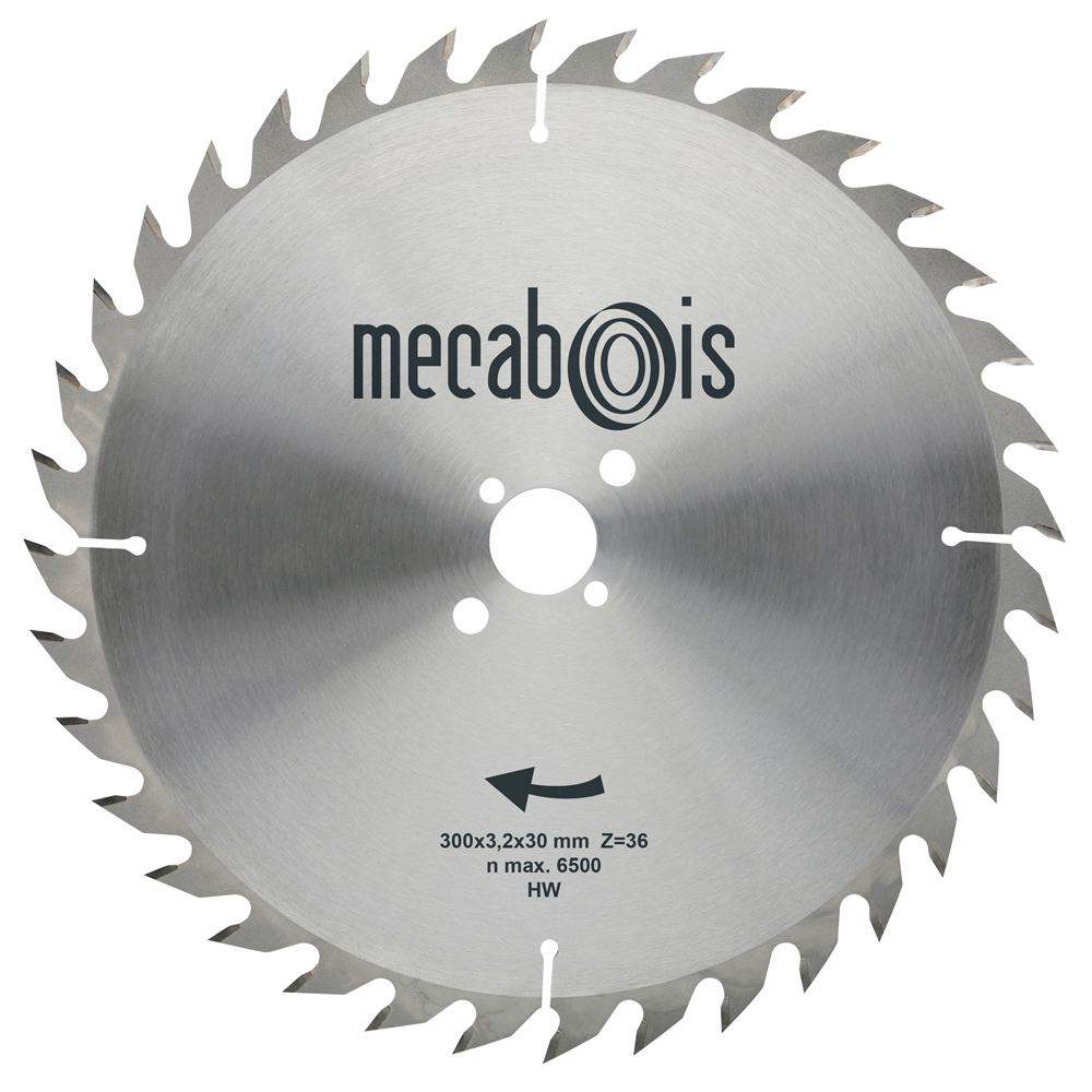 Lame de scie circulaire carbure QW pour tronçonnage de bois naturel, tendre, dur, exotique et panneau plaqué SIDAMO - 290124