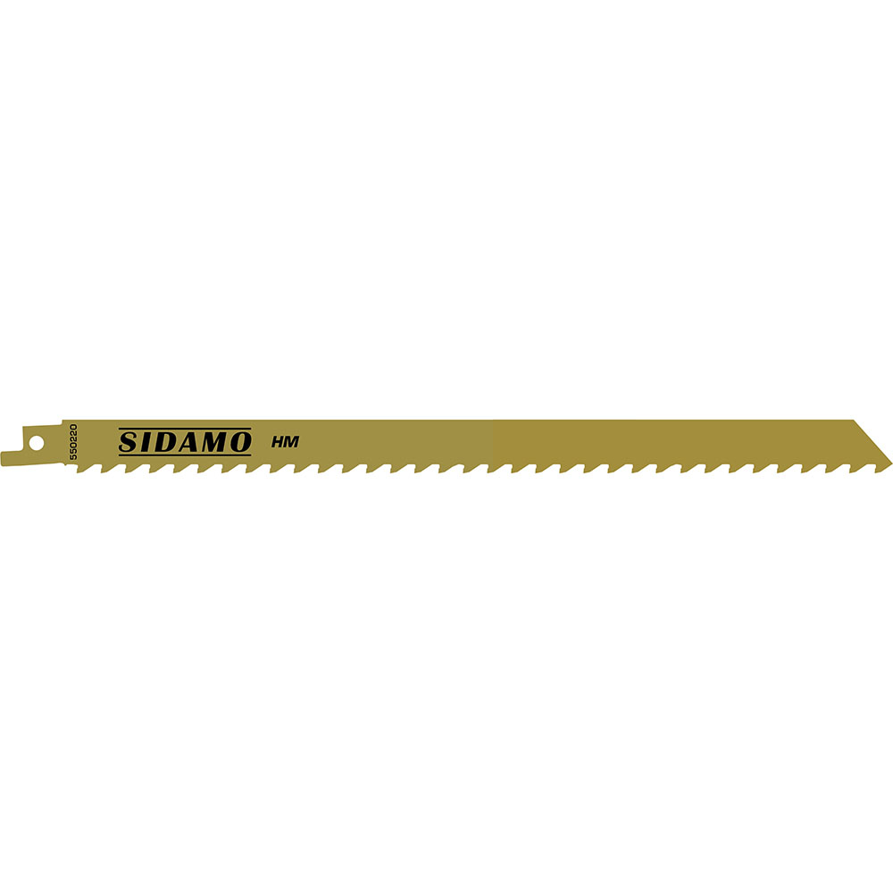 Lame de scie sabre Gold HM - Spéciale matériaux pour coupe de brique et béton SIDAMO - 550220