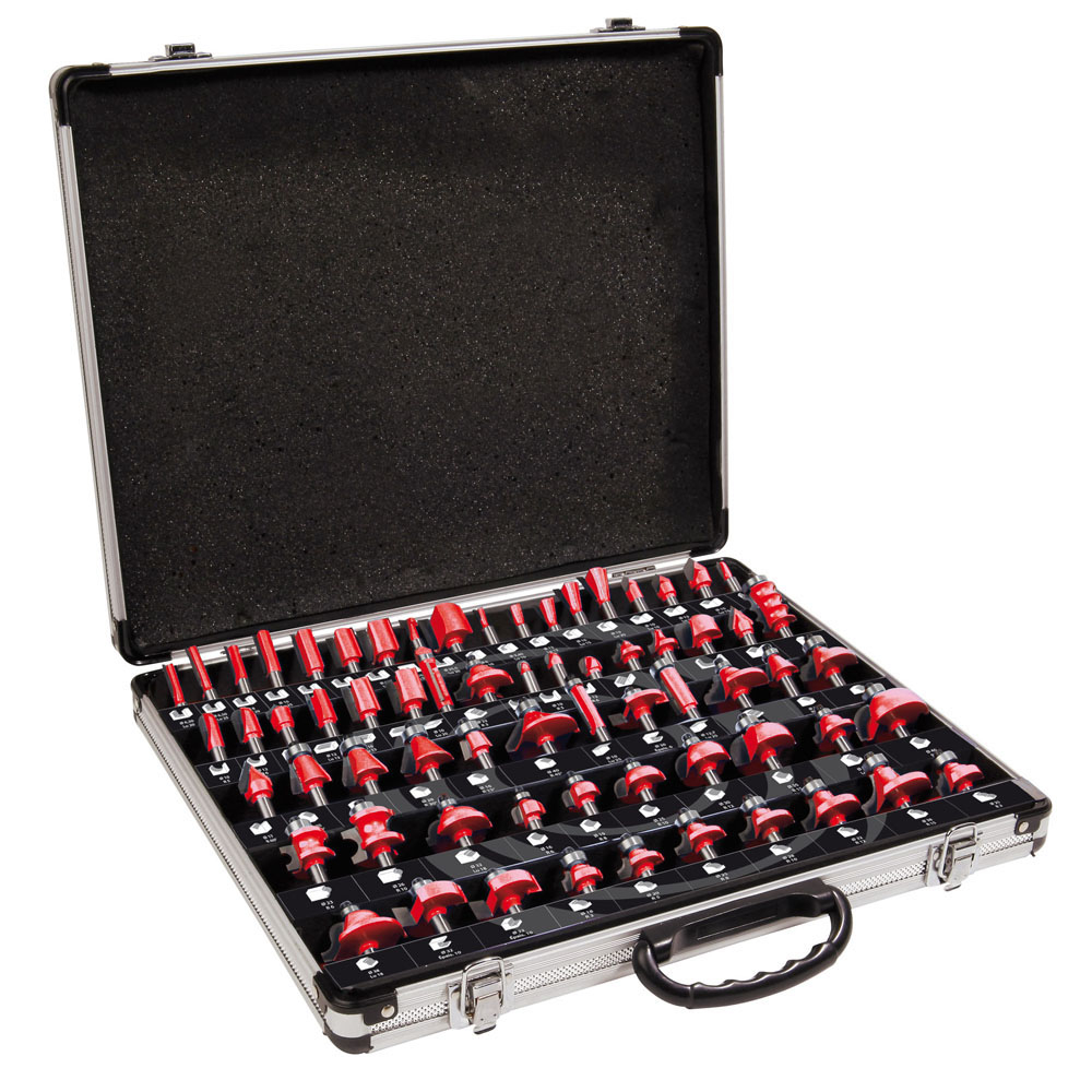 Coffret aluminium CarbuRe assorti fraises fraisage rainures bois massif SIDAMO - 600033