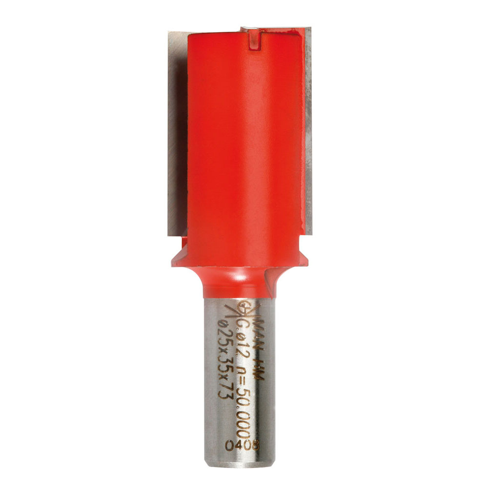 Fraise droite carbure série longue 12 mm pour fraisage de rainures bois et dérivés SIDAMO - 607769