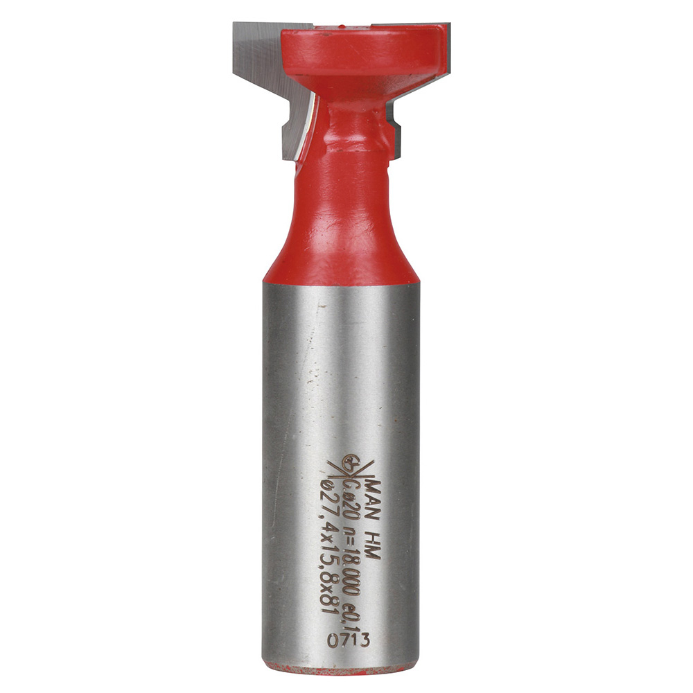 FRAISE TRAPEZE PROFIL ALU Q20 X D27.4 X L81 X Lu 15.8 SIDAMO - 608020