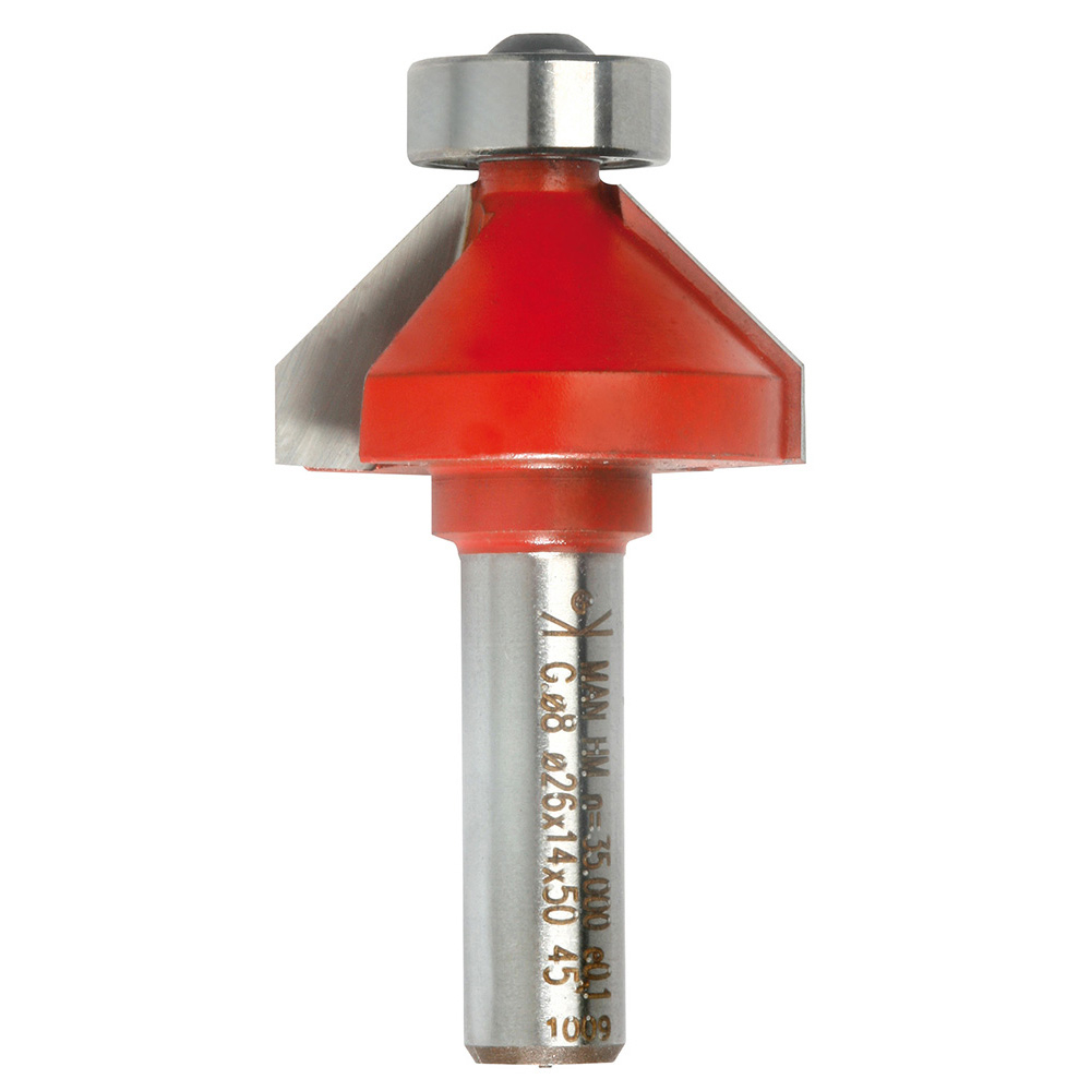 FRAISE AFFLEURER & CHANFREINER Q8XD44XL57XR45°-GUIDE A BILLES SIDAMO - 621115