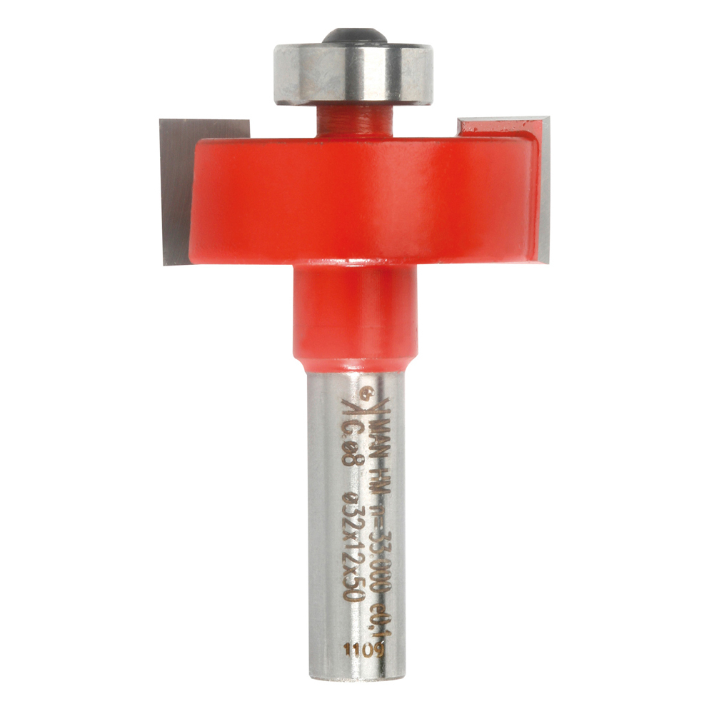 Fraise à feuillure CARBURE double coupe pour fraisage bois et dérivés SIDAMO - 640015