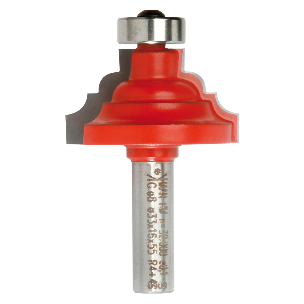 Fraise à doucine CARBURE guide à billes pour fraisage bois et dérivés SIDAMO - 641145