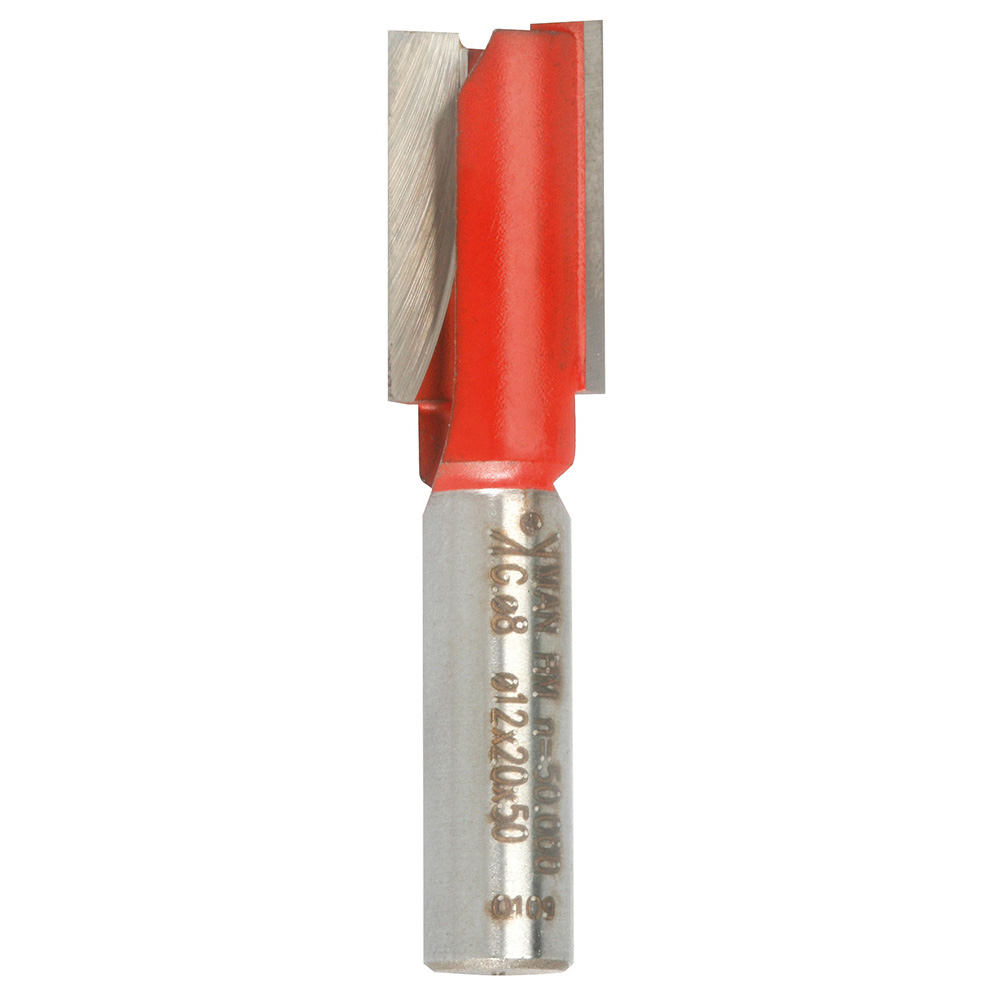Fraise droite double coupe Carbure 8mm - fraisage de rainures et formage bois et dérivés SIDAMO - 671005