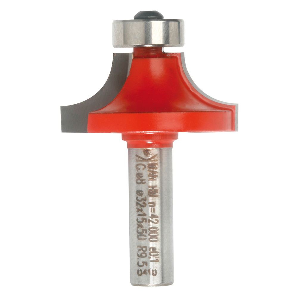 Fraise 1/4 de rond CARBURE 13 mm pour fraisage et mise à la forme de bois & dérivés SIDAMO - 691105