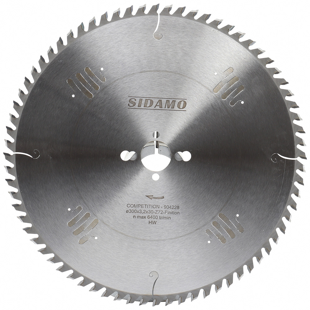 LAME CARBURE COMPETITION 300X3.2X30 - 72 DENTS SIDAMO - 904228