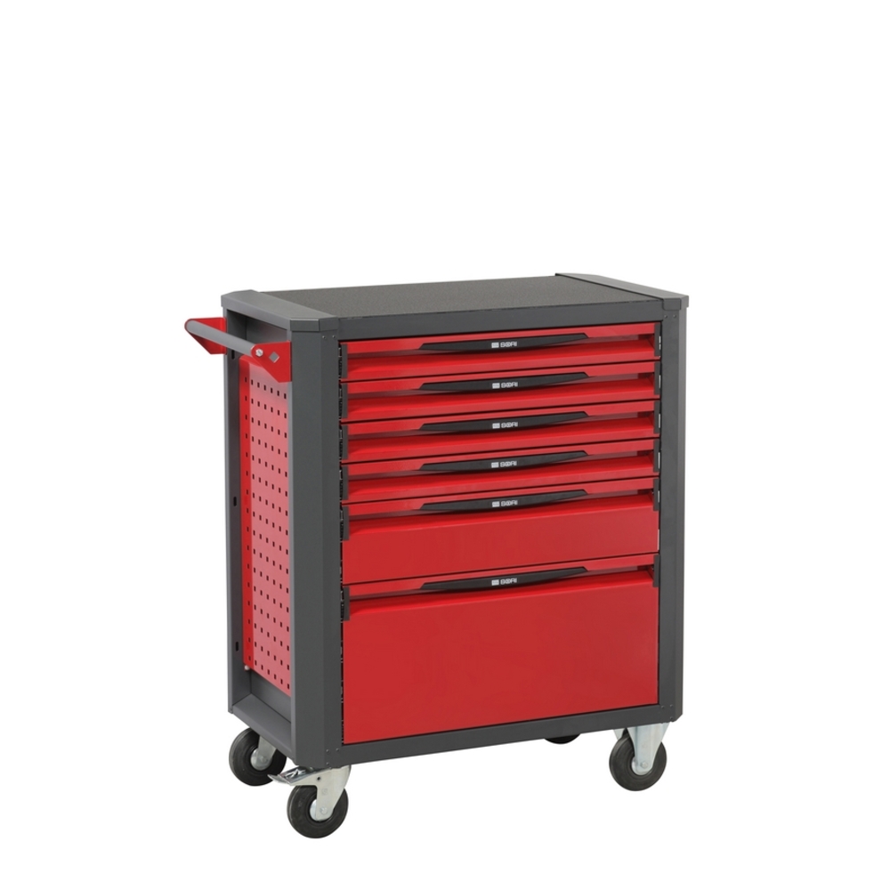 SERVANTE D'ATELIER SORI ROUGE 6 TIROIRS - 12600