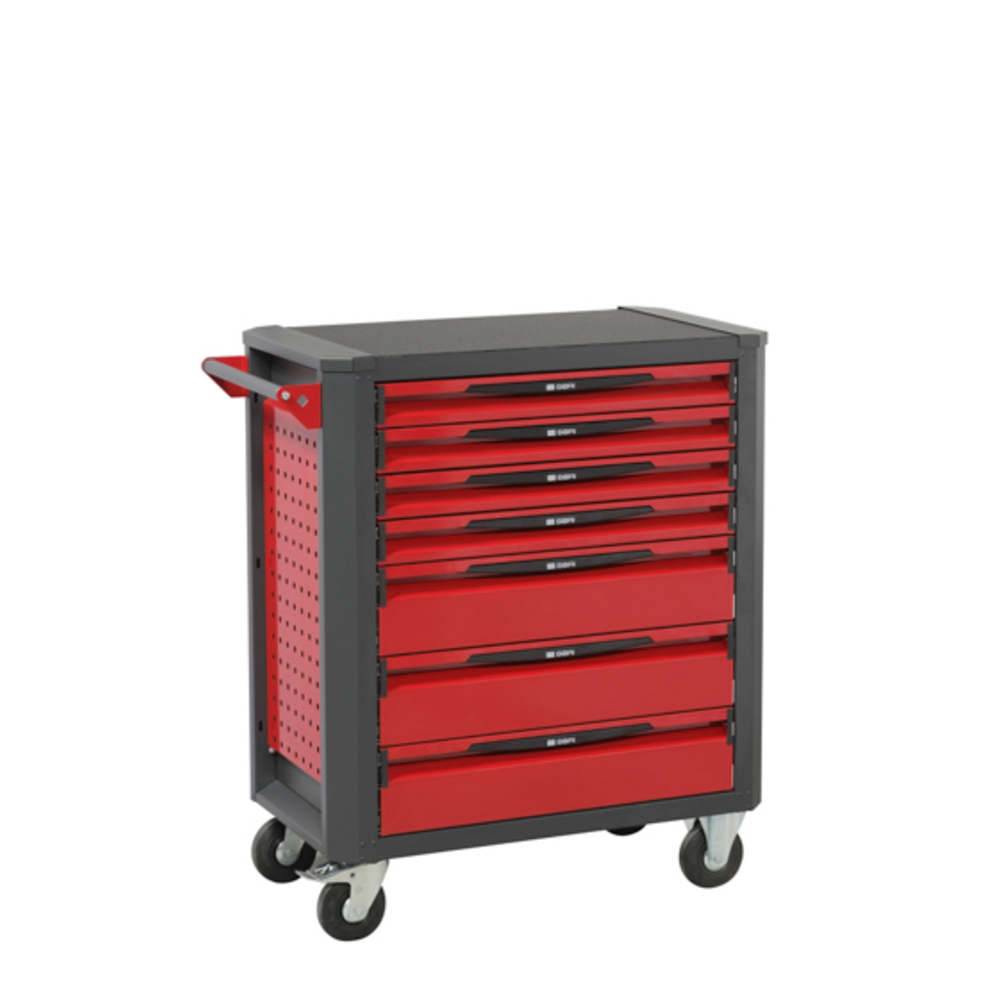 SERVANTE D'ATELIER SORI ROUGE 7 TIROIRS - 12700