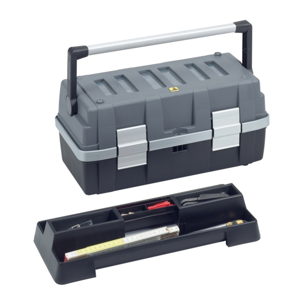 BOÎTES À  OUTILS SORI COMPACTBOX EN POLYPROPYLÈNE 470X250X215 NOIR/GRIS -457010